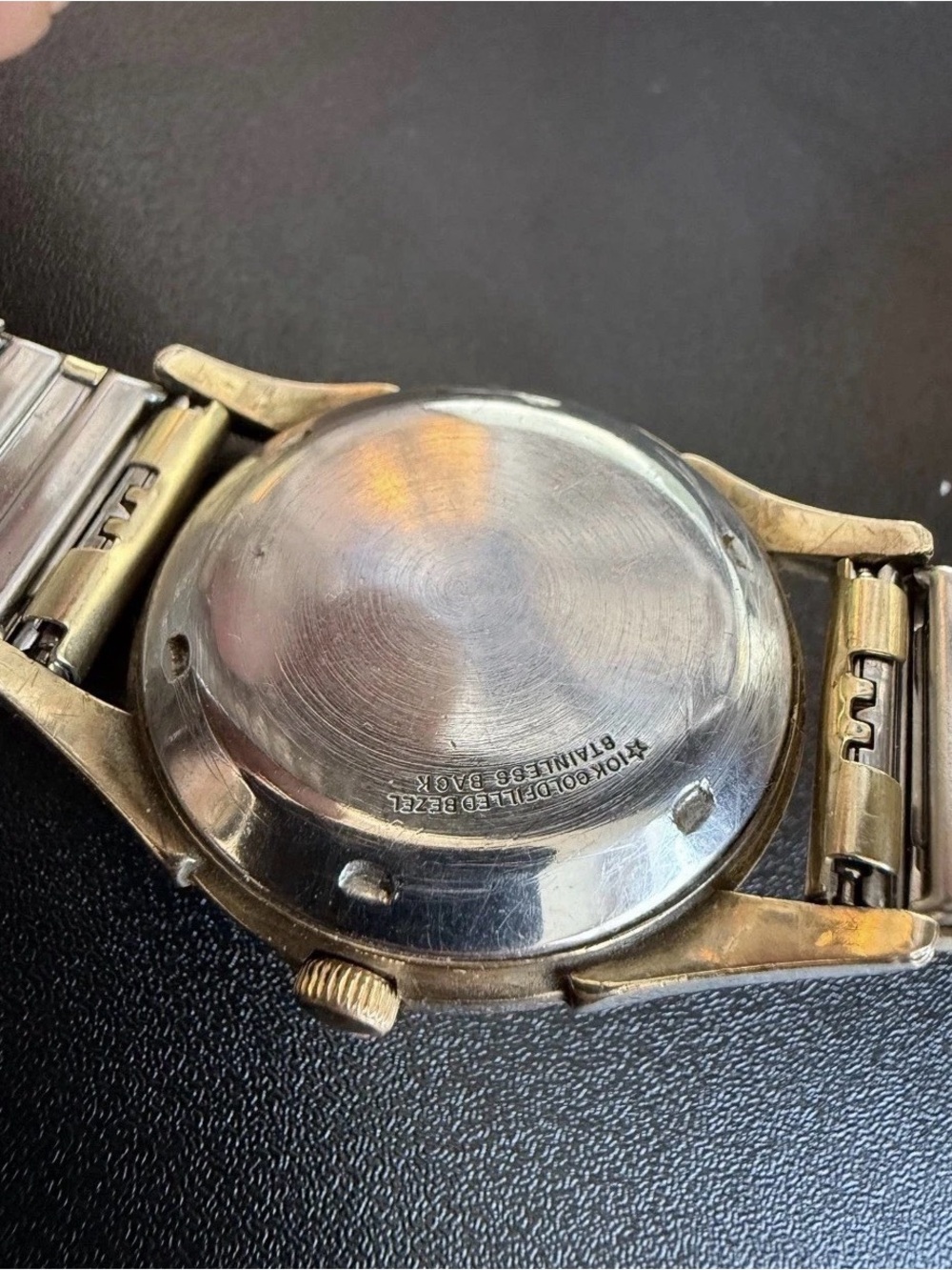 1950’s Tissot Visodate 10K GF Hand-Winding Silver Dial Date Vintage - Picture 5 of 8